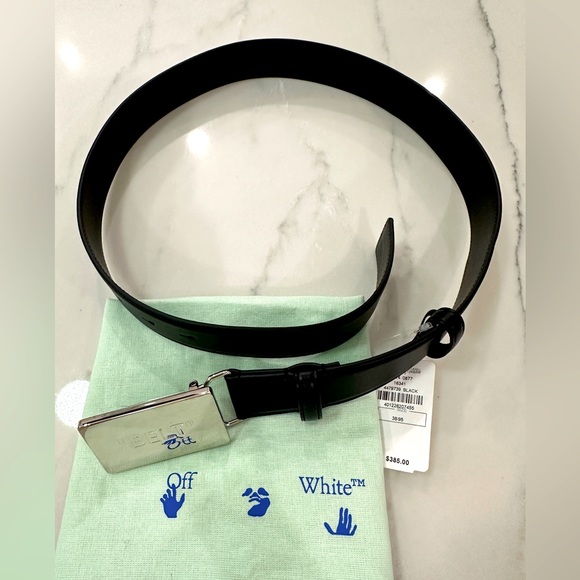 Off-White Quote Plate Belt - Picture 5 of 5